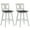 White, variant on Spaco Set of 2 360-Degree Swivel Bar Stools for Home Restaurant-Black, Bar Height Stools, Counter Height Bar Stools for Kitchen, Dining Room