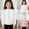 thumbnail image 3 of TOWED22 Girl's Y2k Sweatshirt Crew Neck Drop Shoulder Long Sleeve Cute Pullover Tops,5-6 Y, 3 of 8
