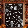 thumbnail image 1 of Halloween Sweets Halloween Decoration Wall Stickers Skull Stickers Halloween Scary Skeleton Spider Stickers, 1 of 5