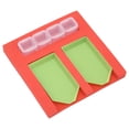 thumbnail image 2 of Rhinestone Tray Red Plastic Sponge DIY Rut Design Auxiliary Portable Saving Time Bead Tray for Jewelry Making, 2 of 14