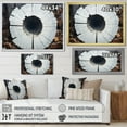 thumbnail image 4 of Designart "Mystery of Stone Grey Quartz I" Landscapes Framed Wall Art Decor - Traditional Grey Stone Geode Living Room Framed Canvas Art, 4 of 6