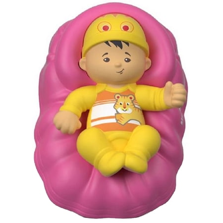 Replacement Part for Fisher-Price Little People Big Helpers Family - FTL15 ~ Replacement Asian Baby Figure ~ Pink Basket ~ Yellow Outfit price history on PriceWatchPro