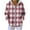 Red, variant on Yangnuo Womens Trendy Plaid Printed Comfy Hooded Jackets 2025 Women's Fashion Casual Printing Long Sleeve Pocket Hooded Pit Strip Zippered Pocket Sweatshirt Hoodie Coat