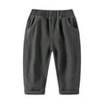 thumbnail image 2 of Kkkded Kids Baby Sweatpants Jogger for Boys,Little Boy's Pants Active Pants Toddler Boys Casual Spring Fall Pant with Pocket,Size 1-8Years, 2 of 8