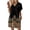 Black, variant on Women's Floral Print V-Neck Short Sleeve Casual Dress with Pocket, Pullover Summer Dress, Lightweight Comfort Fit, Fashion Ladies Clothing,Green,M