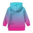 thumbnail image 5 of Grblisyd Girl's Cute Hoodies for Girls Kids 10-12 Youth Long Sleeve Gradient Graphic Tween Tops Cute Sweatshirt Drawstring Pullover Kids Clothes Turquoise 100, 5 of 5