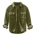 thumbnail image 1 of XDZJLR Chemise Homme Printemps et Hiver Cargo Ample avec Poches, 1 of 6