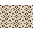 thumbnail image 1 of Ahgly Company Machine Washable Indoor Rectangle Transitional Wheat Beige Area Rugs, 3' x 5', 1 of 7