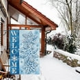 thumbnail image 2 of Welcome Winter Garden Flag 12.5x18 Double Sided Burlap Christmas Snowflake Garden Flags for Winter Christmas Seasonal Outside Outdoor Decoration (ONLY FLAG), 2 of 6