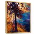 thumbnail image 3 of Silhouette Of Autumn Tree In The Sunset Glow 24 in x 32 in Framed Painting Canvas Art Print, by Designart, 3 of 5