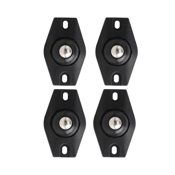 Polea de pasta Polea universal Polea de rueda Polea de caja de autoalmacenamiento de bajo ruido Negro