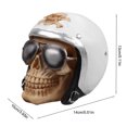 thumbnail image 2 of Modelo de cabeza de calavera de 551 pulgadas manualidades regalo perfecto cabeza de calavera de Halloween para niños y adultos, 2 of 9