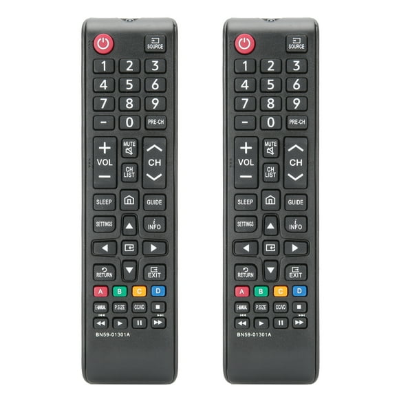 2pcs MultiFunctional TV Remote Control for SAMSUNG Television Remote Control Replacement