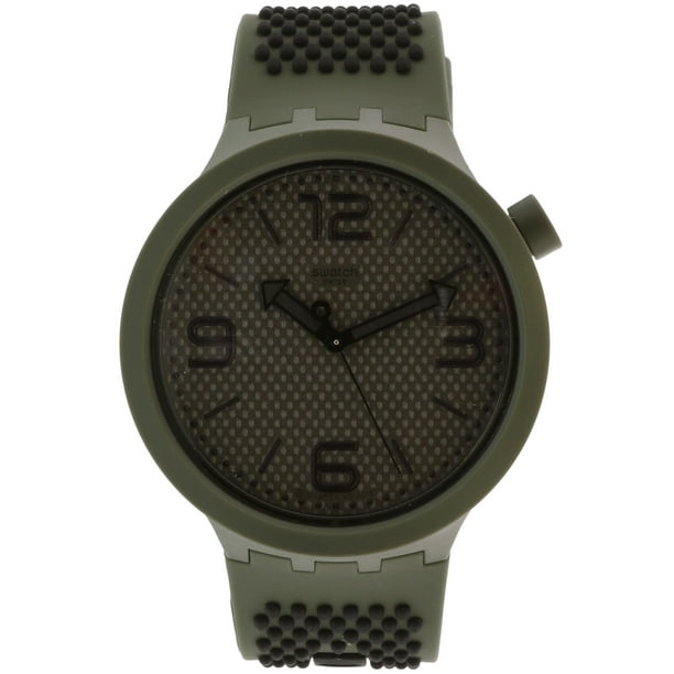 Swatch Men s Bbblood SO27M100 Green Silicone Quartz Fashion Watch Walmart