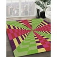 thumbnail image 2 of Ahgly Company Indoor Square Patterned Pistachio Green Area Rugs, 7' Square, 2 of 6