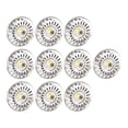 thumbnail image 4 of 10pcs Kitchen Sink Drain Cover for Sink Stainless Steel Silver Keeps Clean Tidy, 4 of 8