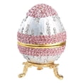 thumbnail image 3 of Caja de baratija de huevo Strade Fareast Limited joyero esmaltado decoración de Pascua, 3 of 8