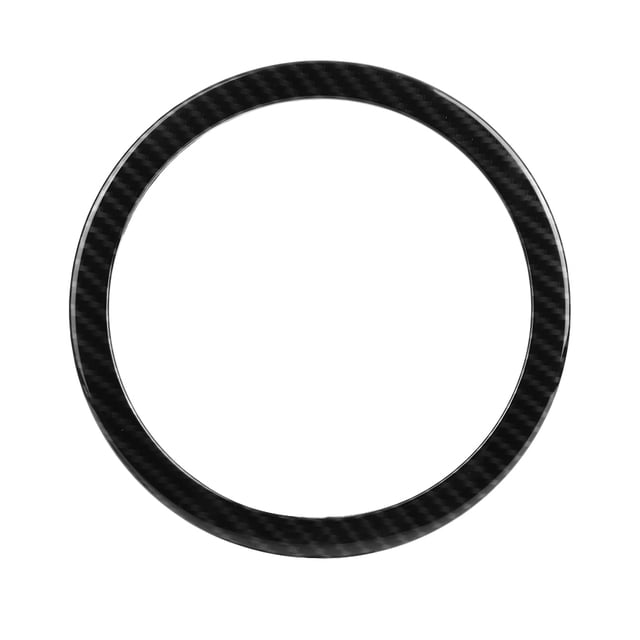 4 UDS. Cubierta Embellecedora de Anillo de Altavoz de Puerta de Coche Estilo Fibra de Carbono Para Cubierta de Anillo de Altavoz de Puerta Serie 3 F30 GT F34 13-18