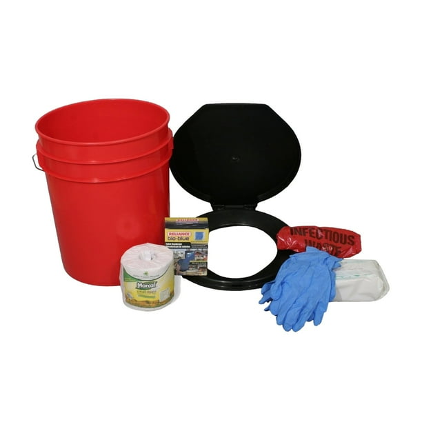 Lockdown Toilet Bucket Kit, 14 Person