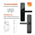 thumbnail image 2 of Door Lock, Tuya Bluethooth Biometric Fingerprint Electronic Lock RFID Card Remote Unlocking Smart Door Lock ,Easy to Install, 2 of 7