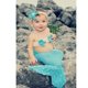 thumbnail image 3 of Conjunto de Ropa de Sirena con Diadema de Ganchillo para Bebé Recién Nacido, Accesorios para Fotografía de Bebé Azul shamjiam Fotografía del bebé recién nacido, 3 of 9