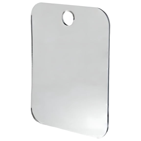 XIBUFE Shatterproof Shower Mirror,Fog-Free Shaving Mirror,13X17Cm,Shatterproof Shower Mirror Fogless for Shaving Mirror Deluxe Plexiglass Makeup Travel Camping Mirrors Men Wall Hanging Fog Handheld