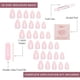 thumbnail image 4 of Press On Nails Glamnetic Heavenly Semitransparente Nude, 4 of 6