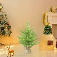 thumbnail image 5 of RBCKVXZ 24Inch Mini Christmas Cedar Tree Small Tabletop Xmas Decor - Desktop Artificial Christmas Tree with LED Light for Indoor Bedroom Office Kitchen Decoration, 5 of 6