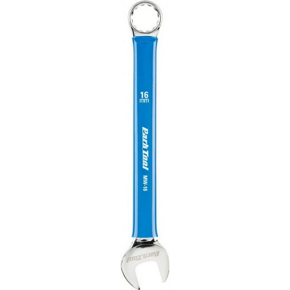 Park Tool MW-16 Metric Wrench 16mm Blue Chrome Plated Vandium Steel Vinyl Handle