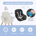 thumbnail image 6 of Infans Baby High Chair 6-in-1 Convertible Wooden Highchair for Babies & Toddlers, 6 of 7