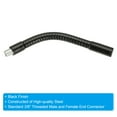 thumbnail image 3 of Uxcell 6" Gooseneck, adaptador de rosca hembra a macho de 3/8", soporte de tubo flexible universal para cámara de acción, teléfono, micrófono, negro, 3 of 7