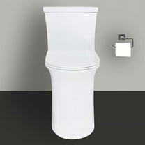 WinZo White, Elongated Tall Dual Flush Toilet