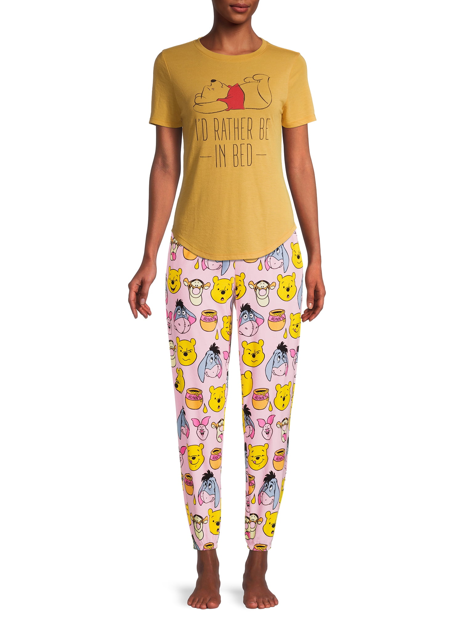 Briefly Stated Women's Winnie The Pooh and Piglet Taking It Easy Jogger  Capri Pajama Lounge Pants : : Clothing, Shoes & Accessories