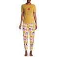 thumbnail image 2 of Disney Winnie The Pooh Women's and Women's Plus Plush Sleep Jogger Pants, 2 of 6