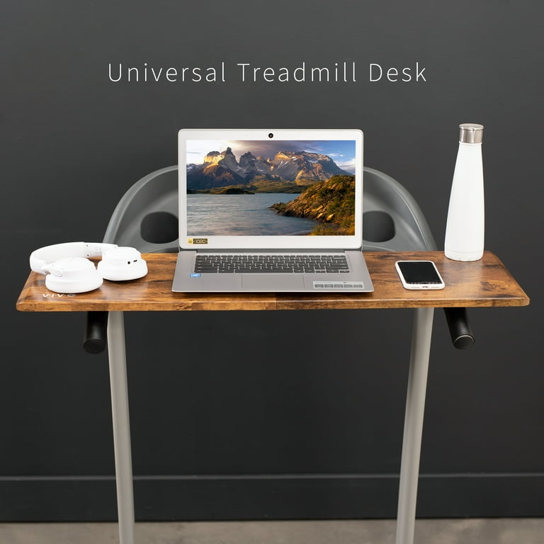 VIVO Universal Rustic Vintage Brown Laptop Treadmill Desk Attachment Notebook Stand