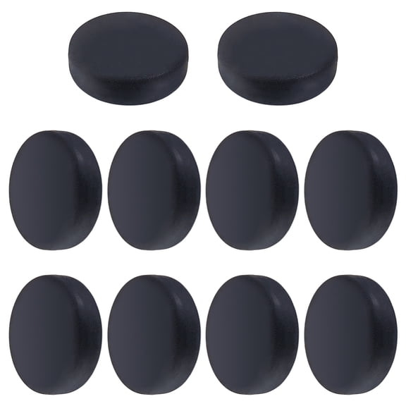 10Pcs Black Button Covers