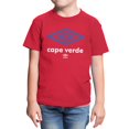 thumbnail image 2 of Umbro Kids Cape Verde Diamond Logo T Shirt (Red, XS-XL), 2 of 4
