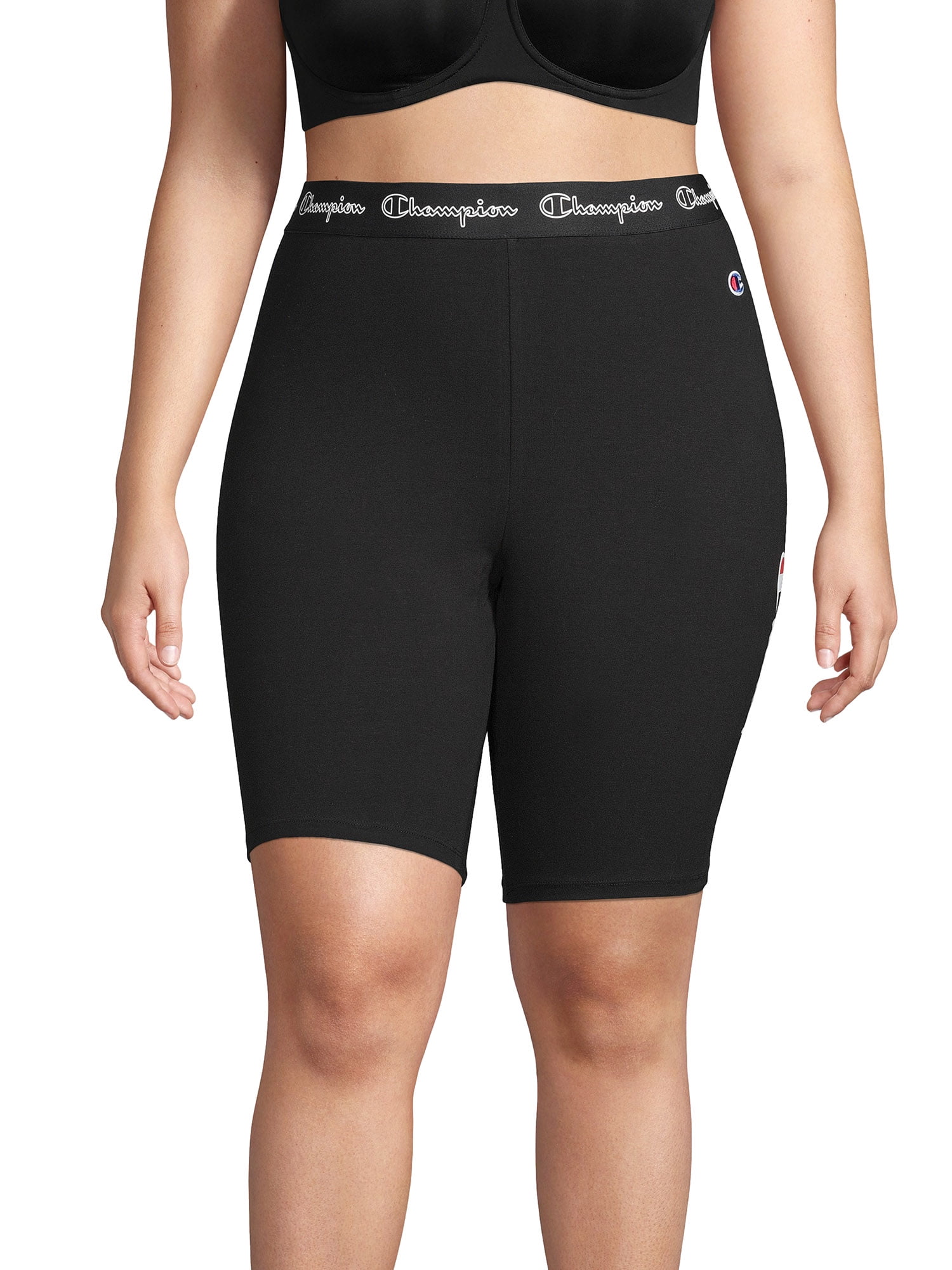 champion high waisted bike shorts