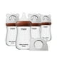 thumbnail image 1 of Set de 4 biberones de vidrio yanyoyo anticolicos de cuello ancho para bebé de 240 ml, 1 of 7