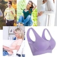 thumbnail image 5 of Sujetador sin costuras de cobertura completa para mujer con acolchado extraíble, sujetador deportivo de malla ahuecado con ventilación para una experiencia cómoda, 5 of 5