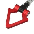 thumbnail image 6 of Red Aluminum Alloy Triangle Shape Front Rear Bumper Trailer Ring Eye Towing Tow Hook Screw for Audi A5 S5 RS5, 6 of 6