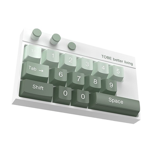 Mistaha Rotatable Privacy Protection Car Parking Number Plate with Luminous Display - Stress Relieve Design, Unique Keyboard Design - Gift for Car Owners