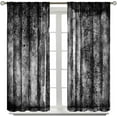 thumbnail image 3 of Dark Scary Forest Curtains Night Spooky Trees Gothic Sytle Blackout Rod Pocket Curtains for Bedroom Living Room Kitchen Decor Thermal Insulated Window Drapes 2 Panel Set 42x54 Inch, 3 of 4