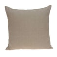 thumbnail image 4 of 20" x 7" x 20" Traditional Tan Pillow Cover With Down Insert, 4 of 5
