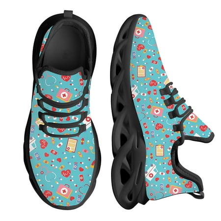 

Women Sports Shoes Platform Sneakers Comfort Nurse Shoes Emergency Medical Design Walking Shoes for Female Zapatos