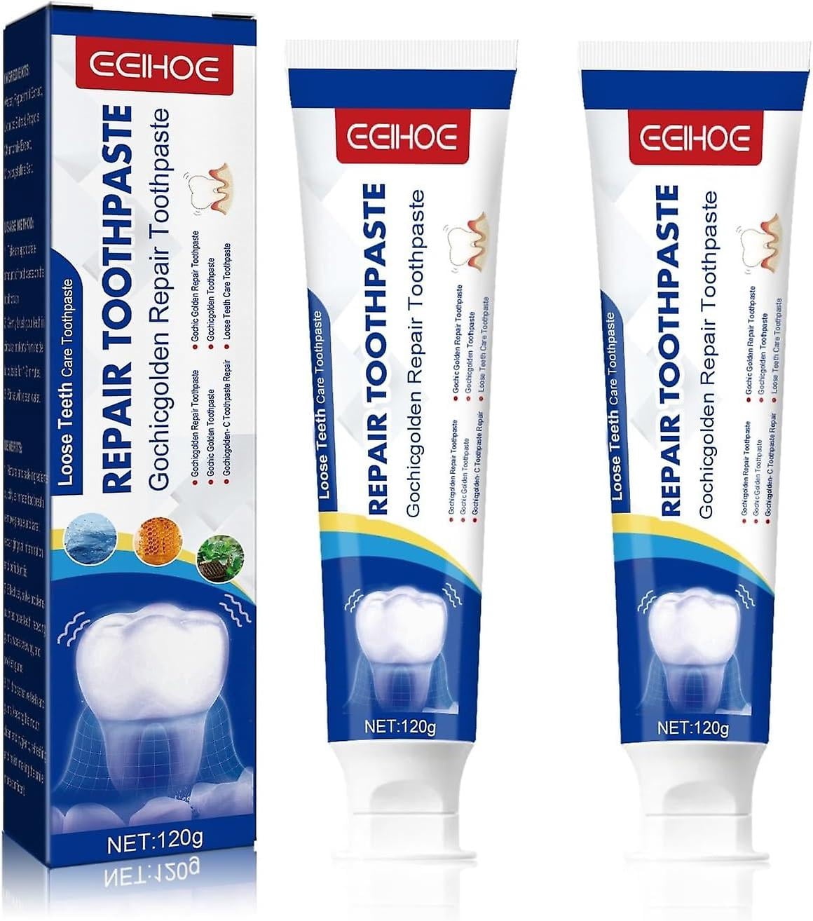 Eelhoe Toothpaste Bright White Teeth Cleaning,gochicgolden Repair And ...
