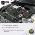 thumbnail image 6 of 2 Lift Supports Gas Struts Fits 2004 2005 2006 Nissan Maxima Sedan Front Hood Engine Lid Cover Bonnet RB8795347 4162 SG325011 Springs Arms Dampers Rods, 6 of 6