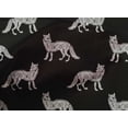 thumbnail image 4 of oneOone Cotton Poplin Fabric Fox Block Printed Fabric 1 Yard 42 Inch Wide, 4 of 4