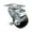 Swivel - Top Lock Brake - Black, variant on 4 Inch Soft Rubber Wheel Swivel Top Plate Caster Set with Brake Service Caster