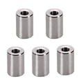 thumbnail image 1 of HUGFEGWE Round Connector Nuts Rod Coupling Nut Threaded Sleeve Rod for Continuous Threaded Rod 5PCS CJB91-25828, 1 of 5